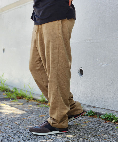 ikka（イッカ） パンツ 「イージーケア」Reflax(R) ワイドイージー