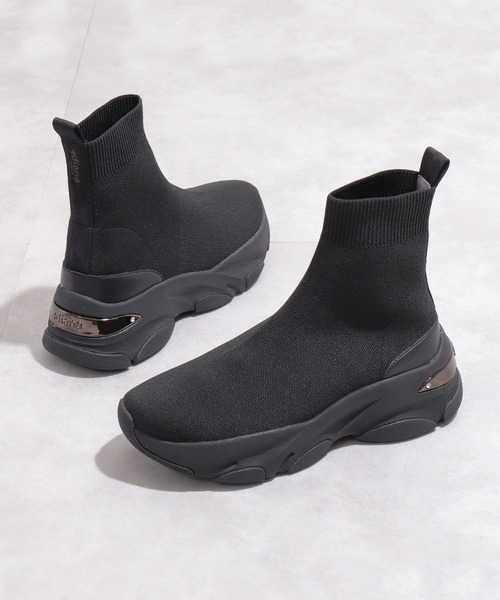 diana（プラスダイアナ） ブーツ 「撥水加工」軽量ニットソックス