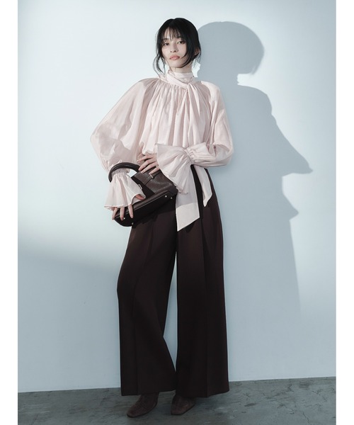 FRAY I.D（フレイ・アイディー） ブラウス シャツ 2wayシアーボウタイ