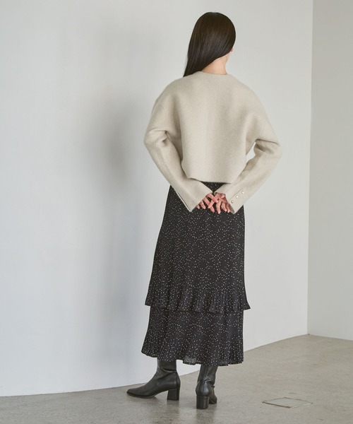 A part by（アパートバイ） カーディガン CNラクーンコンキンボタン