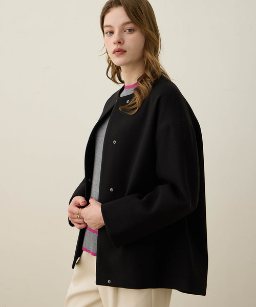 LE SOUK HOLIDAY（ルスークホリデー） コート アウター ノーカラー