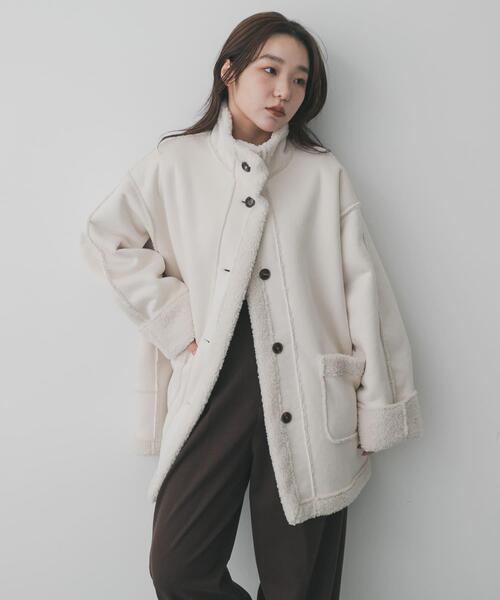 SENSE OF PLACE by URBAN RESEARCH ムートンコート ボアコート