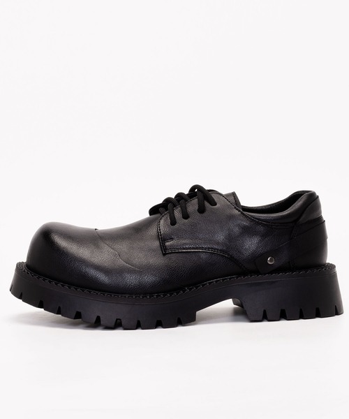 SVEC（シュベック） ビジネスシューズ 厚底 ダービーシューズ メンズ