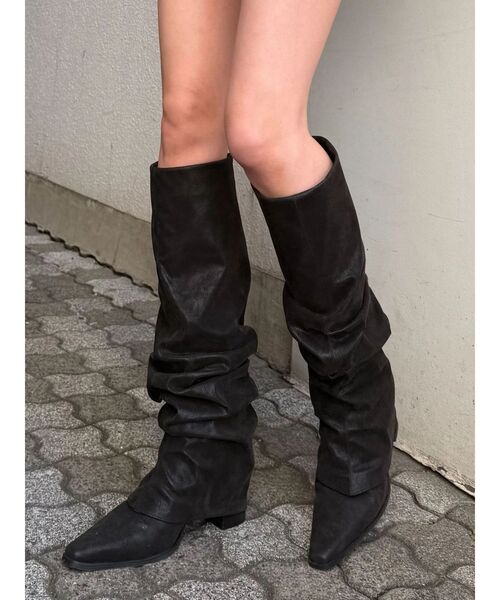 EMODA（エモダ） ブーツ ポインテッドカバーブーツ レディース