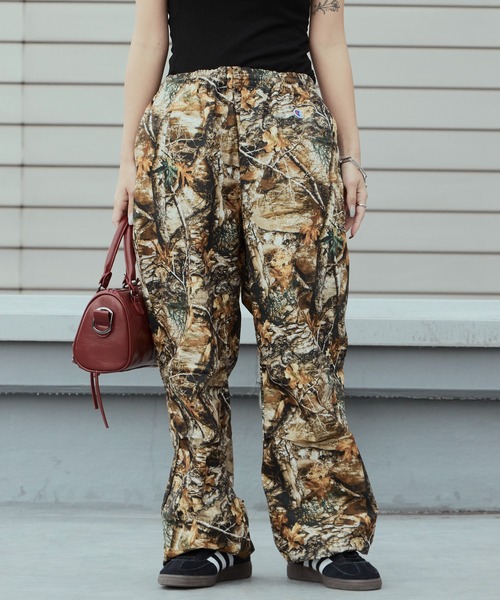 Champion（チャンピオン） チノパン LONG PANTS カモ柄 ロングパンツ