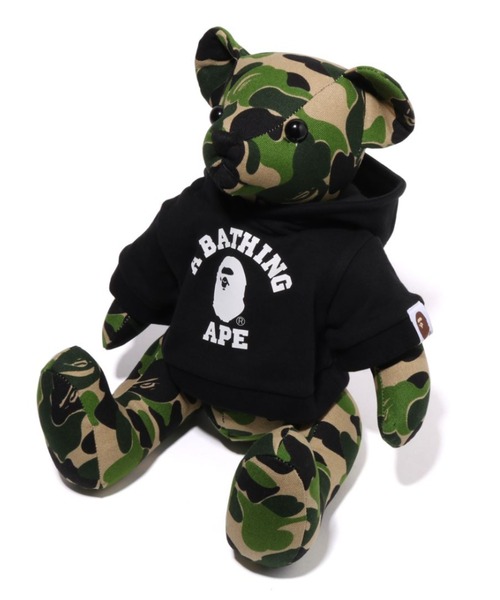 A BATHING APE（アベイシングエイプ） フィギュア ABC CAMO BEAR PLUSH