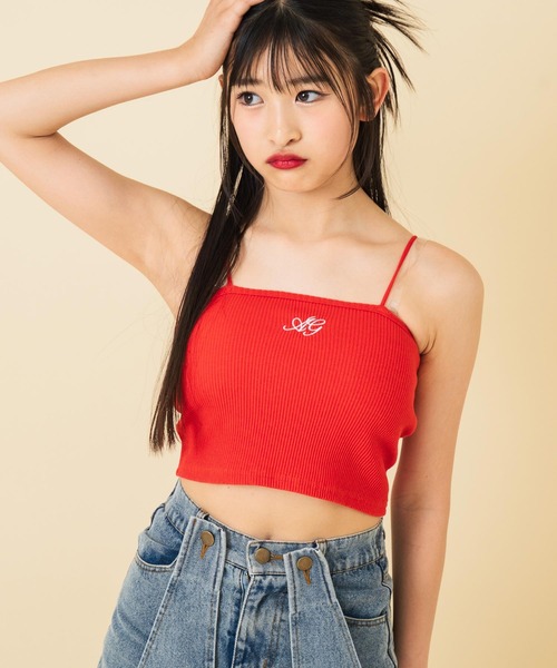 ANAP GiRL（アナップガール） キャミソール 肌着 刺繍 キャミソール