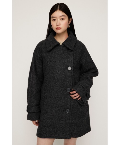 SLY（スライ） ステンカラーコート コート STAND NECK MIDI COAT