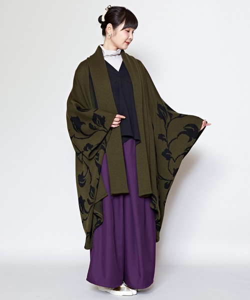 カヤ カーディガン 「カヤ」-attakee- 蔦かずら羽織 ビッグシルエット