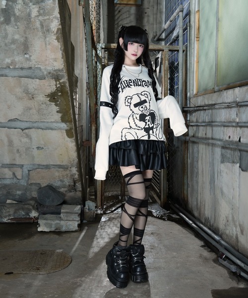 Amilige（アミリージュ） トレーナー スウェット チェーンネックレス