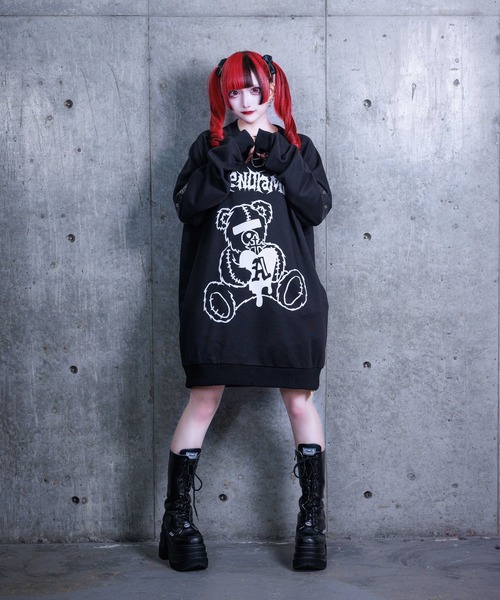 Amilige（アミリージュ） トレーナー スウェット チェーンネックレス