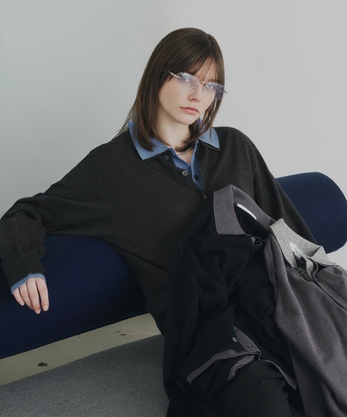 selle glant（セレグランテ） セーター ニット LAYERED STYLE HIGHGAGE