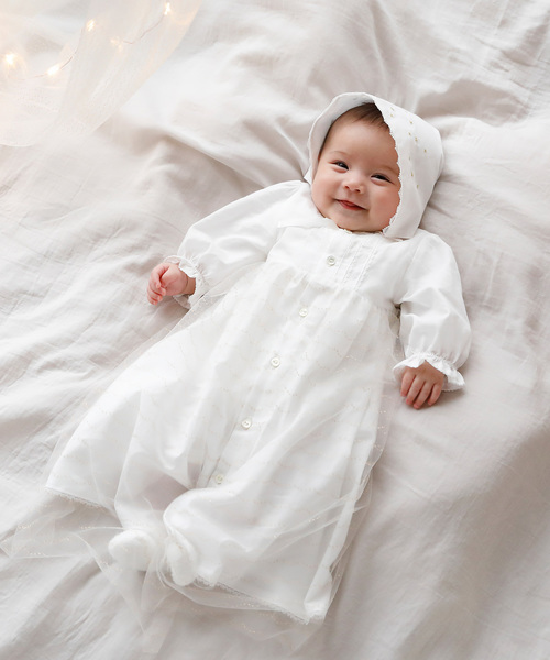 10mois（ディモワ） ベビー 「」チュチュレースベビードレス