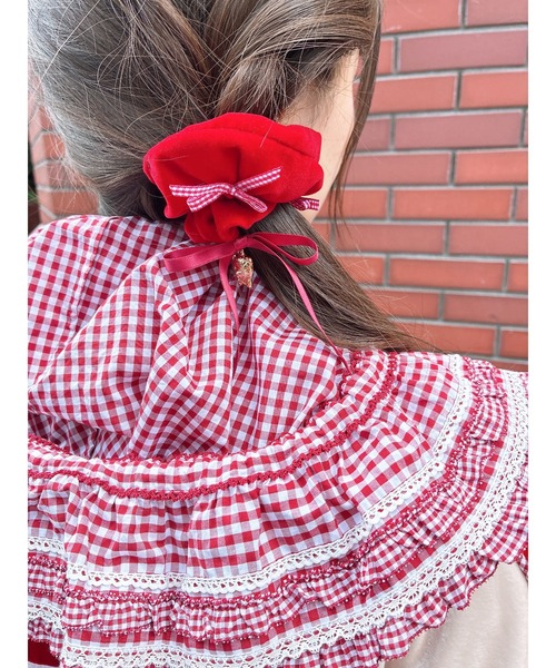 PINK HOUSE（ピンクハウス） ブラウス シャツ ギンガムチェックフード