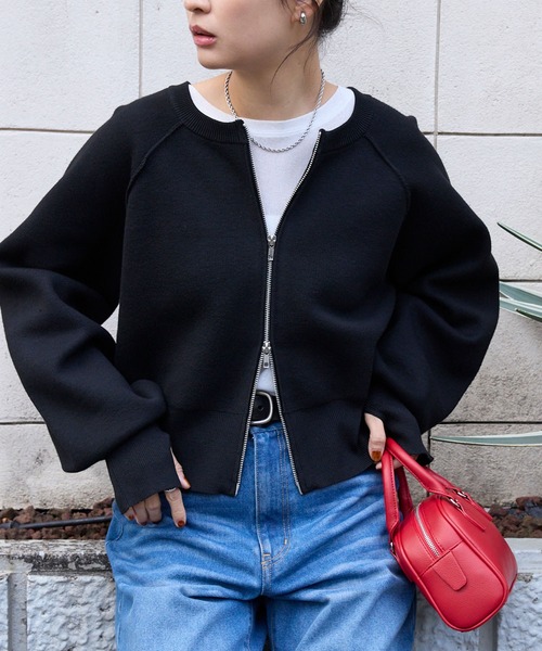 CABaN（キャバン） カーディガン X-SMALL ネイビー レディース