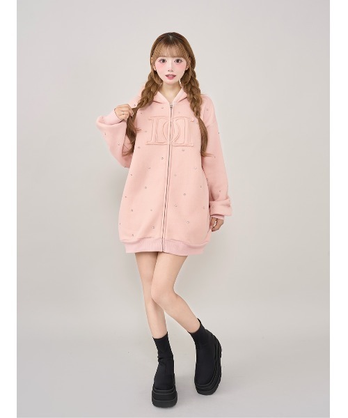 Darich（ダーリッチ） パーカー DDロゴビジュージップパーカー