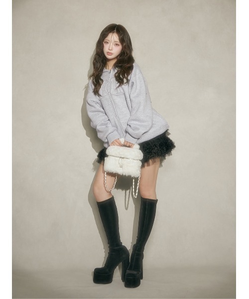 Darich（ダーリッチ） パーカー DDロゴビジュージップパーカー