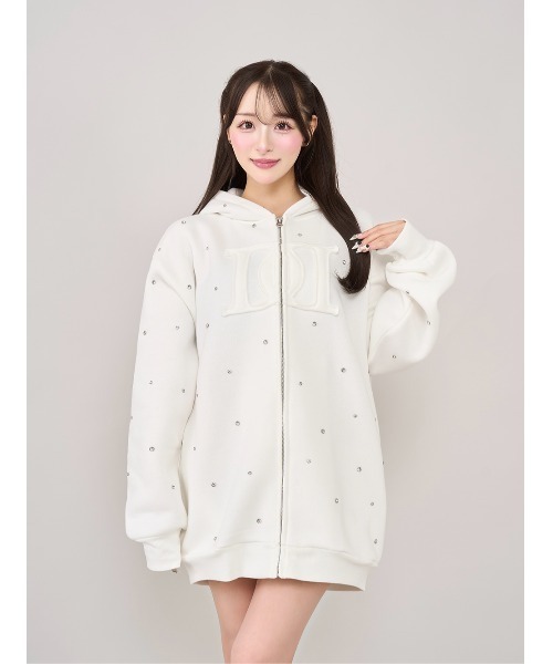 Darich（ダーリッチ） パーカー DDロゴビジュージップパーカー