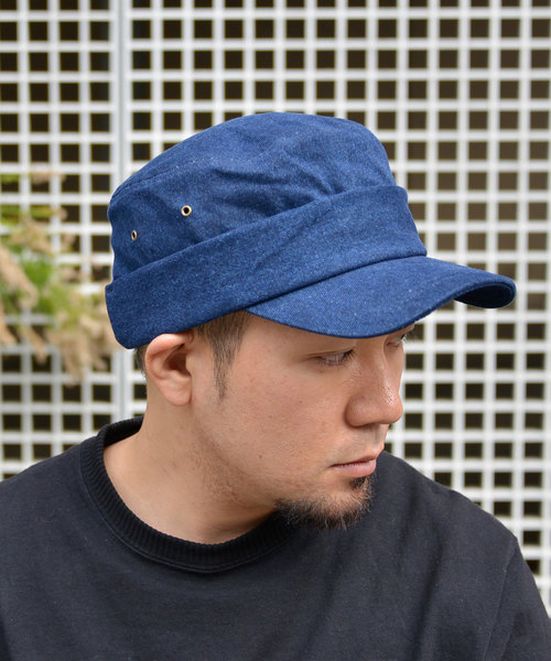 ANCHOR（アンカー） キャップ 帽子 QUARTER GALLERY ベルクロデニム