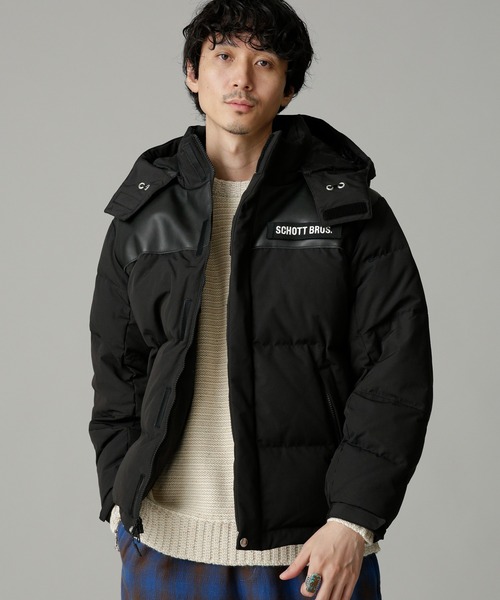 Schott N.Y.C（ショット） 「schott」 ダウンジャケット L ベージュ
