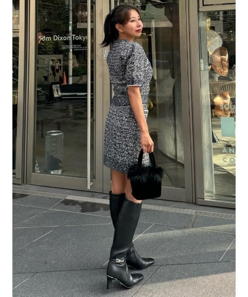 Her lip to セットアップ Twinkle Tweed Knit Set レディース