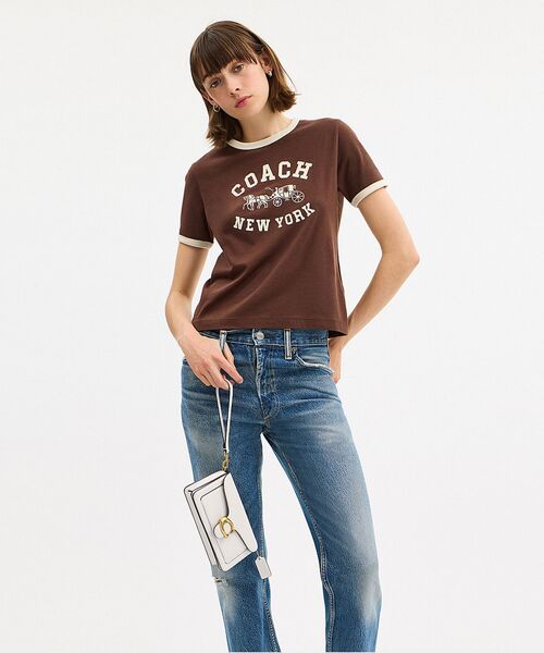 COACH（コーチ） ショルダーバッグ バッグ タビー チェーン クロス