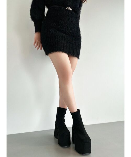 RESEXXY（リゼクシー） ブーツ 「追加生産分」厚底スエードショート