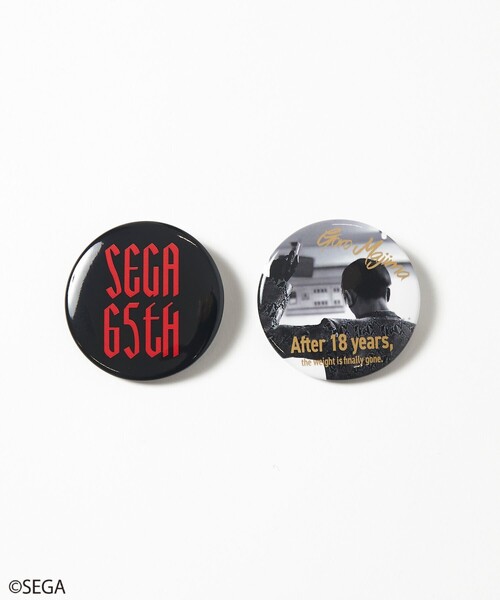 バッジ 別注 SEGA 65th 缶バッジ/2個セット/ランダム/ソニック/ナイツ