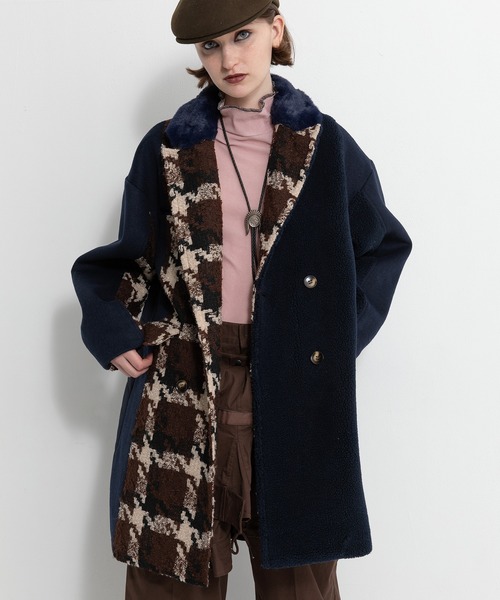 AULA AILA（アウラ アイラ） ピーコート pコート テーラーハーフコート