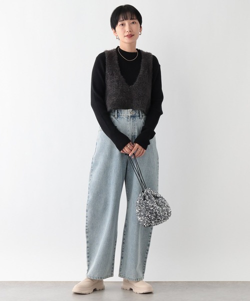 LEPSIM（レプシィム） ベスト ジレ 7ゲージフェザーショートベスト