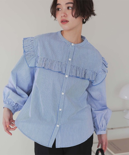 titivate（ティティベイト） ブラウス シャツ ボリュームスリーブ