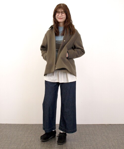 J.PRESS YORK STREET コート アウター 「WOMEN」2WAY メルトン