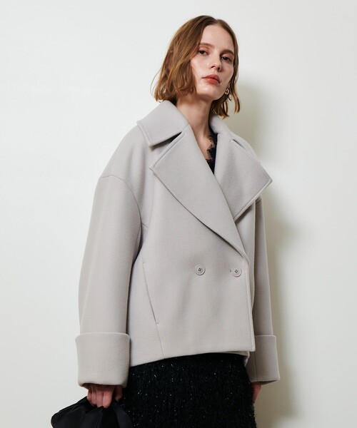 allureville（アルアバイル） ピーコート pコート メルトンコクーン