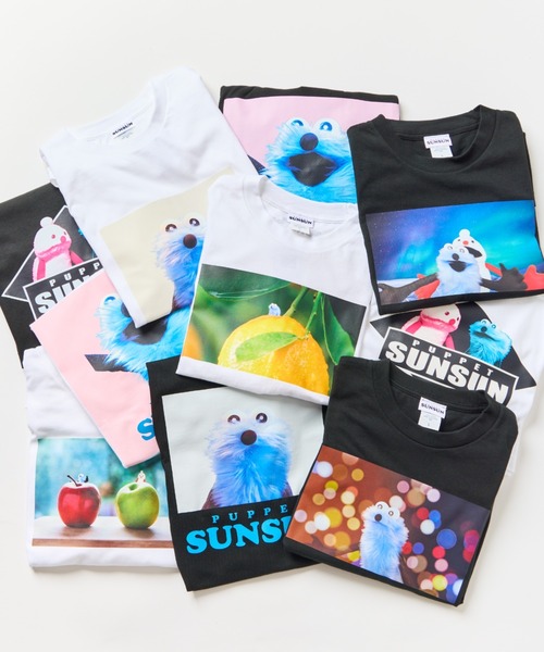 THE BAREFOOT tシャツ 「 PUPPET SUNSUN / パペットスンスン