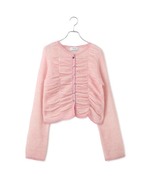 ADAM ET ROPE'（アダムエロペ） カーディガン 「WEB限定」ダブルモヘア