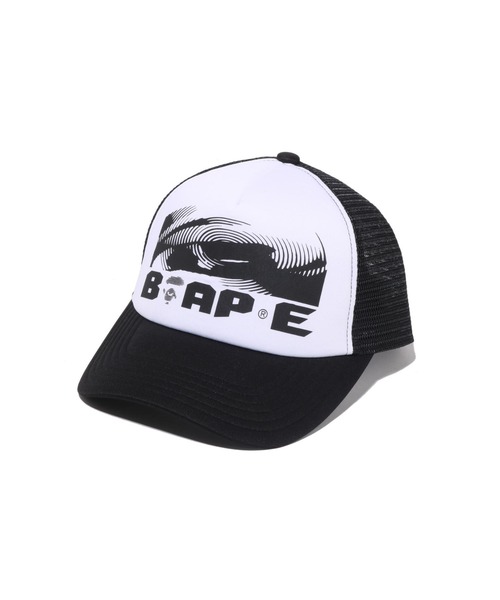 A BATHING APE（アベイシングエイプ） キャップ 帽子 BAPE MESH CAP