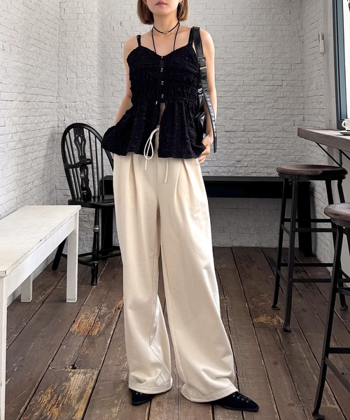 PAGEBOY（ページボーイ） スウェットパンツ ジャージ タックスウェット