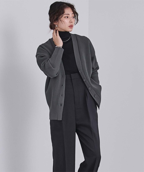 ur's（ユアーズ） カーディガン Vネックボリュームスリーブニット