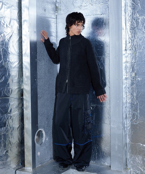 a2o セーター ニット 「a2o」ハイネックドライバーズニット メンズ