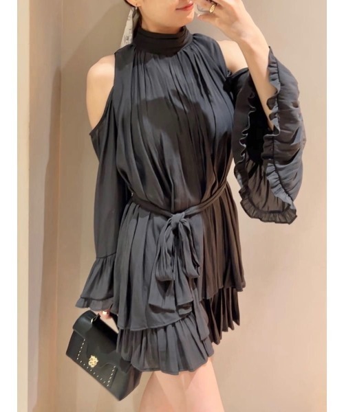 SNIDEL（スナイデル） ワンピース コールドショルダーセットアップ