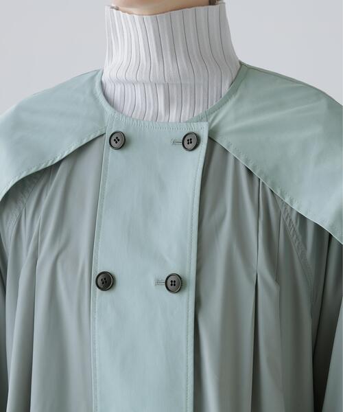 ADORE（アドーア） ジャケット ノーカラージャケット パウダータフタ