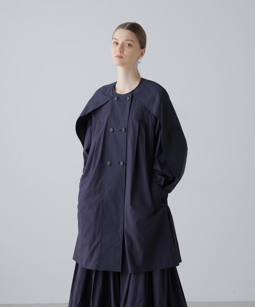 ADORE（アドーア） ジャケット ノーカラージャケット パウダータフタ