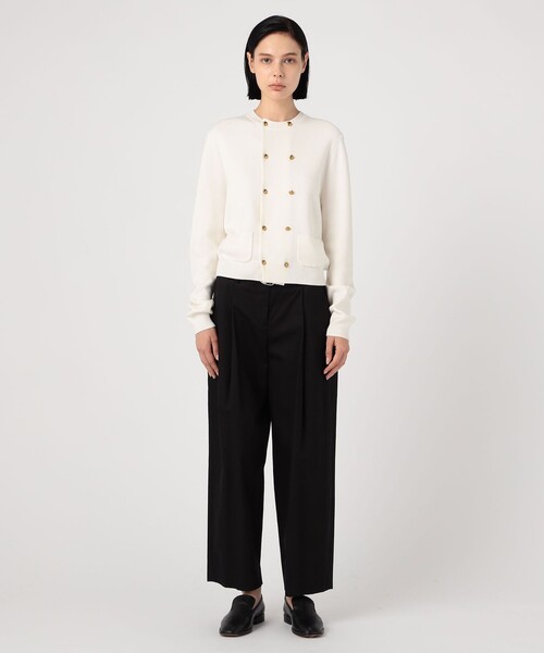 CABaN（キャバン） カーディガン コットンカシミヤ ダブルボタン