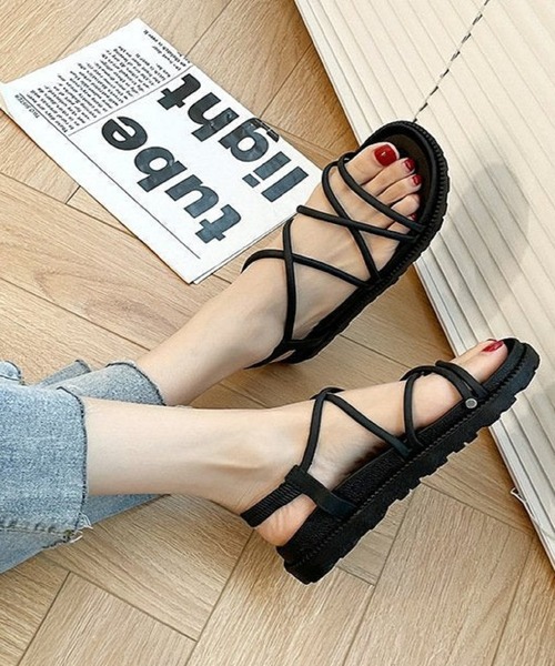 サンダル レースアップサンダル レディース : ZOZOTOWN Yahoo!店