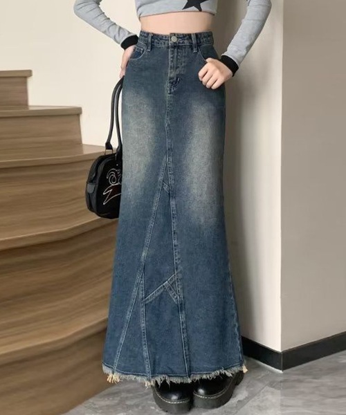 Lace Ladies（レースレディース） デニムスカート ハイウエスト