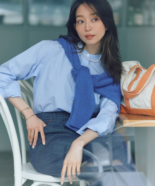 ブラウス シャツ CANCLINI バンドカラー レディース : ZOZOTOWN Yahoo