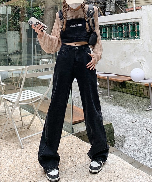 aimoha（アイモハ） サロペット オーバーオール デニムベスト+パンツ