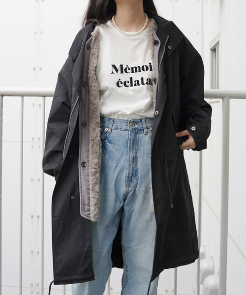 VENCE EXCHANGE モッズコート コート マルチWAYボアベスト付きモッズ