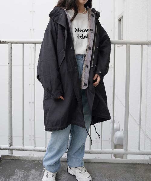 VENCE EXCHANGE モッズコート コート マルチWAYボアベスト付きモッズ