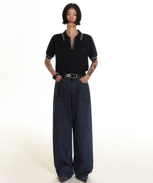 MASONPRINCE ジーンズ 3カラー 90S風ヴィンテージ加工 バギーデニム